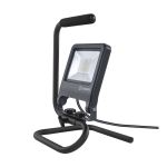 Ledvance LED Floodlight Worklight S-Stand 30W 2700lm 120D - 840 Cool White | IP65 - Symmetrical
