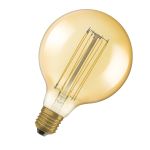 Osram Vintage 1906 LED E27 Globe Filament Gold 125mm 5.8W 470lm - 822 Extra Warm White | Dimmable