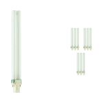 Multipack 10x Philips MASTER PL-S 11W - 840 Cool White | 2 Pin