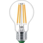 Philips MASTER LED Bulb Ultra Efficient E27 Pear Clear 4W 840lm - 830 Warm White | Replaces 60W