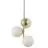 Nordlux Lilly Pendant Metal Brass | Suitable for 3x E14