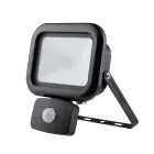 Noxion LED Floodlight Beamy G2 Black 20W 1800lm 120D - 840 Cool White | IP65 - Motion Sensor - Symmetrical