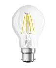 Ledvance Classic Performance LED Bulb B22d Pear Filament Clear 4W 470lm - 827 Extra Warm White | Replaces 40W
