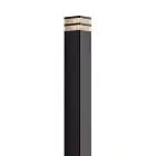 Nordlux Elm Pedestal Lamp Aluminium Black | IP44 - Suitable for E27