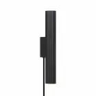 Nordlux Vico Wall Light Aluminium and Metal Black Up & Down | Suitable for 2x GU10
