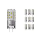 Multipack 10x Osram Parathom LED Pin GY6.35 4.5W 470lm - 827 Extra Warm White | Dimmable - Replaces 40W